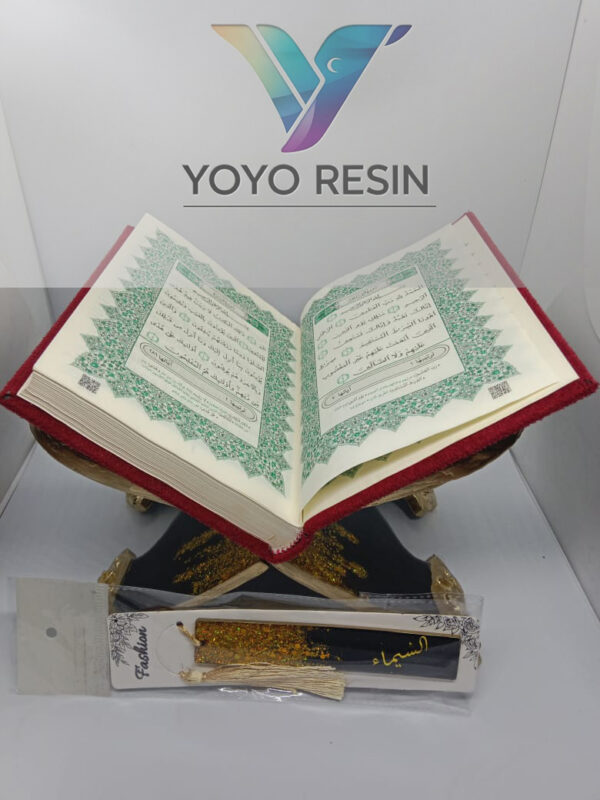 Resin Quran Stand – Artistic & Elegant Spiritual Accessory - حامل القرآن الكريم من الريزن – إكسسوار روحي فني وأنيق - Image 6