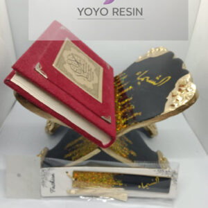 Resin Quran Stand – Artistic & Elegant Spiritual Accessory - حامل القرآن الكريم من الريزن – إكسسوار روحي فني وأنيق