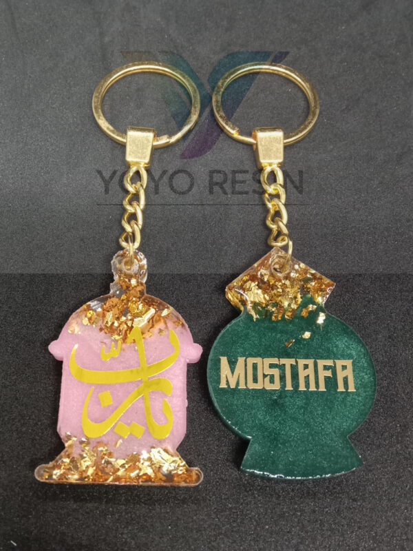 Resin Ramadan Lantern Keyshine – Festive & Artistic Keychain - ميدالية فانوس رمضان من الريزين – لمسة فنية واحتفالية - Image 7