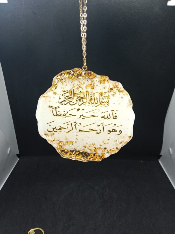 Resin Stylish Car Mirror Hanging Accessory – Personalized & Elegant - إكسسوار تعليق أنيق من الريزين لمرآة السيارة – تصميم مخصص وفاخر - Image 8